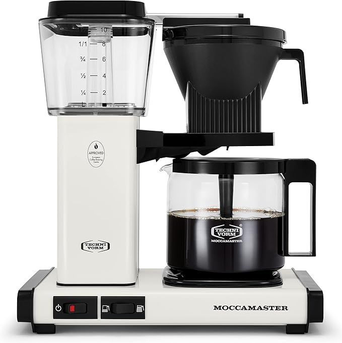 Moccamaster 53933 KBGV Select 10-Cup Coffee Maker, Off-White, 40 ounce, 1.25l | Amazon (US)