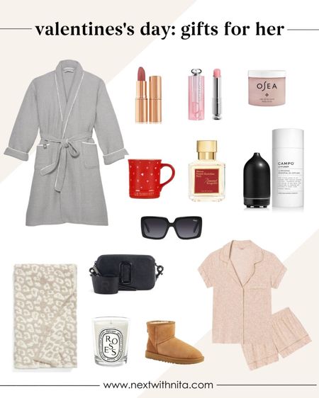Valentine’s Day gift ideas for her including cozy robe, comfy pajamas, my favorite perfume, Charlotte Tilbury lipstick, and more! 

#LTKstyletip #LTKGiftGuide #LTKSeasonal