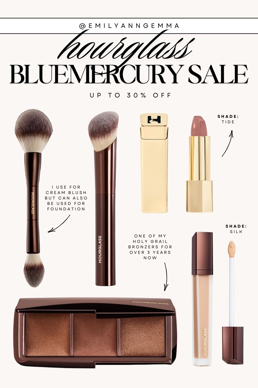 Bluemercury’s Black Friday sale is here and Hourglass is up to 30% off ✨ Grab my favorite brush for cream blush and my go-to daily lipstick shade before they sell out 💄🛍️

#LTKSaleAlert #LTKBeauty
