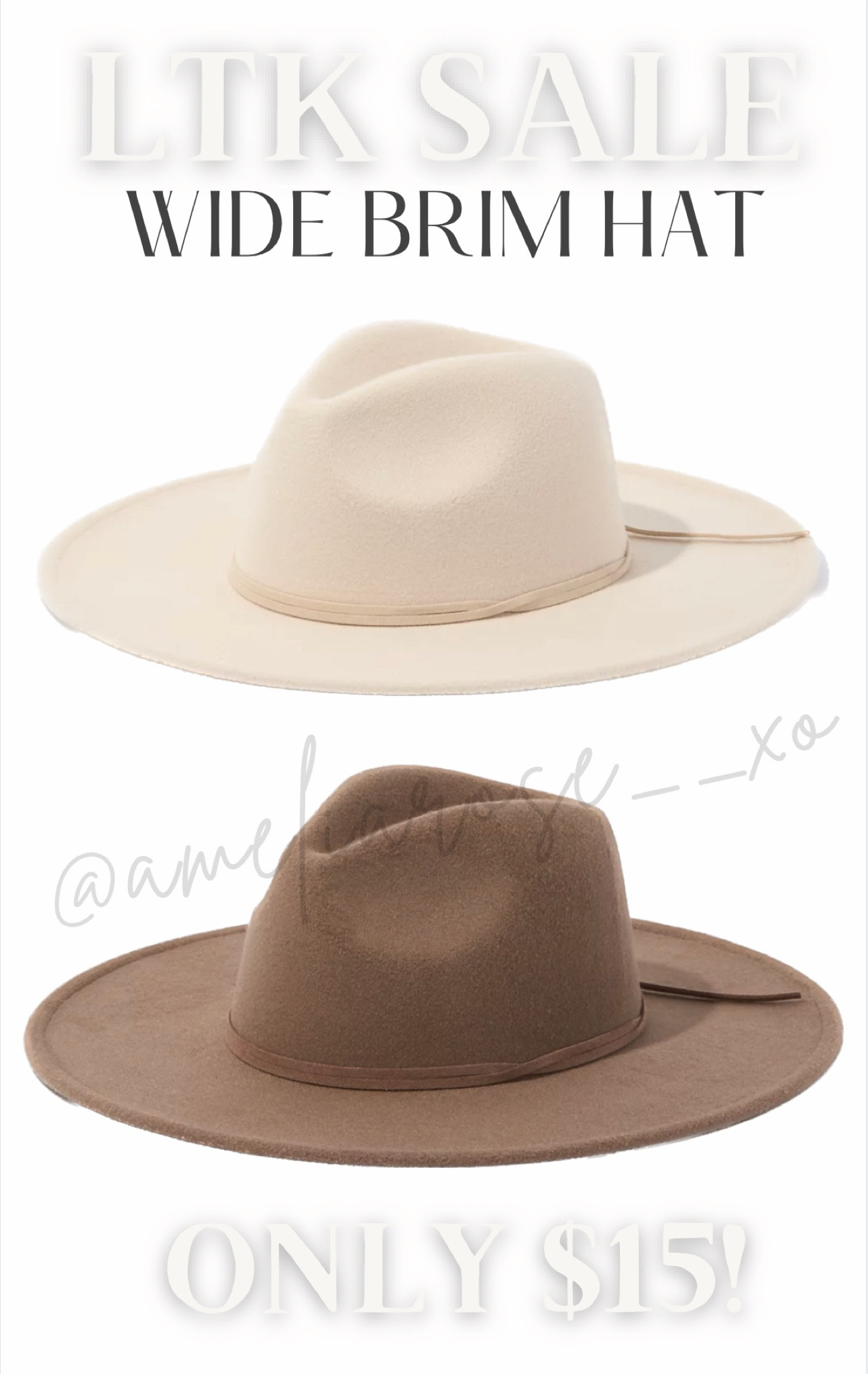 These cute wide brim hats from AE are on sale + you can stack the promo code making them only $15!! Such a steal! 

#LTKsalealert #LTKstyletip #LTKSale