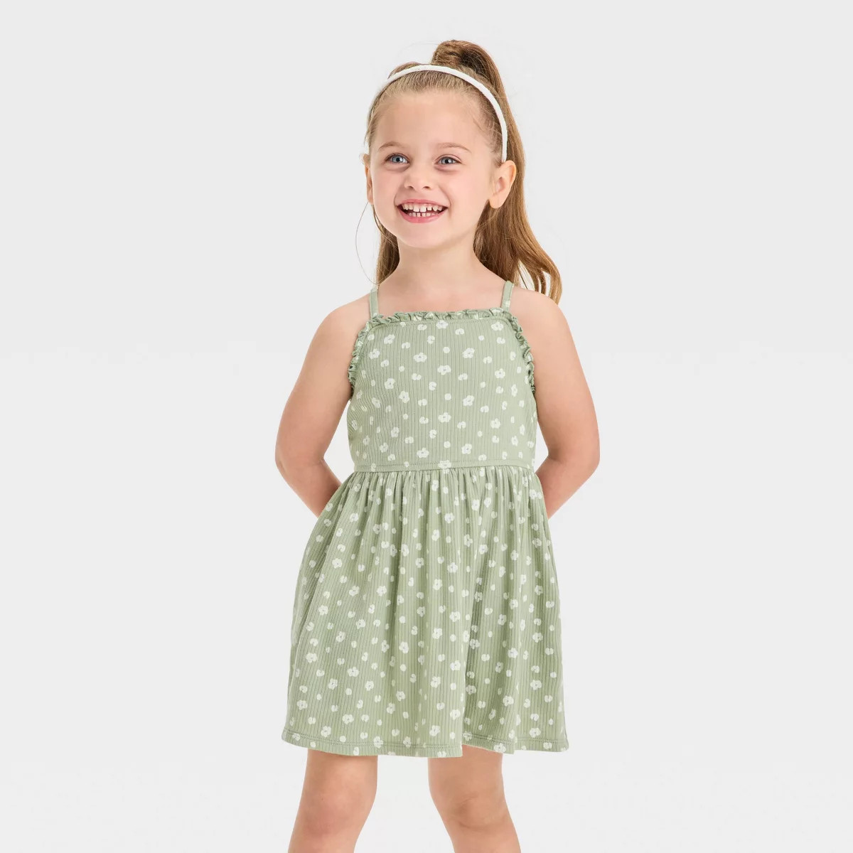 Toddler Girls' Watermelon Tank Dress - Cat & Jack™ Light Pink 4T | Target