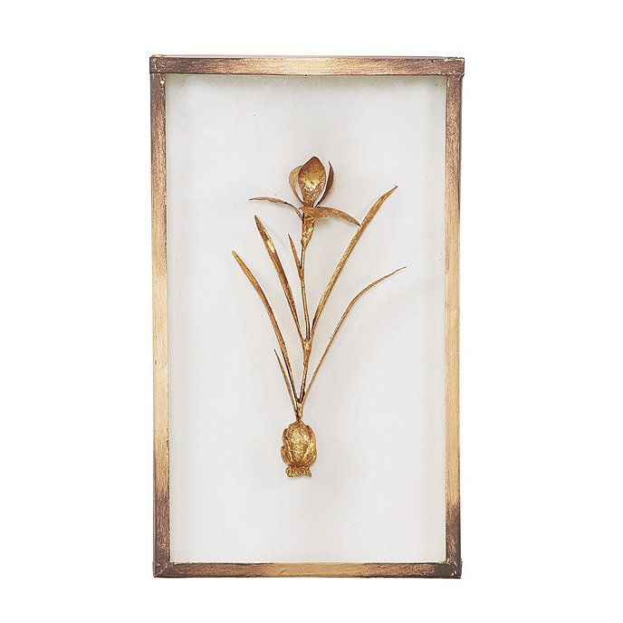 Fleur de Tole Gold Wall Décor | Ballard Designs, Inc.