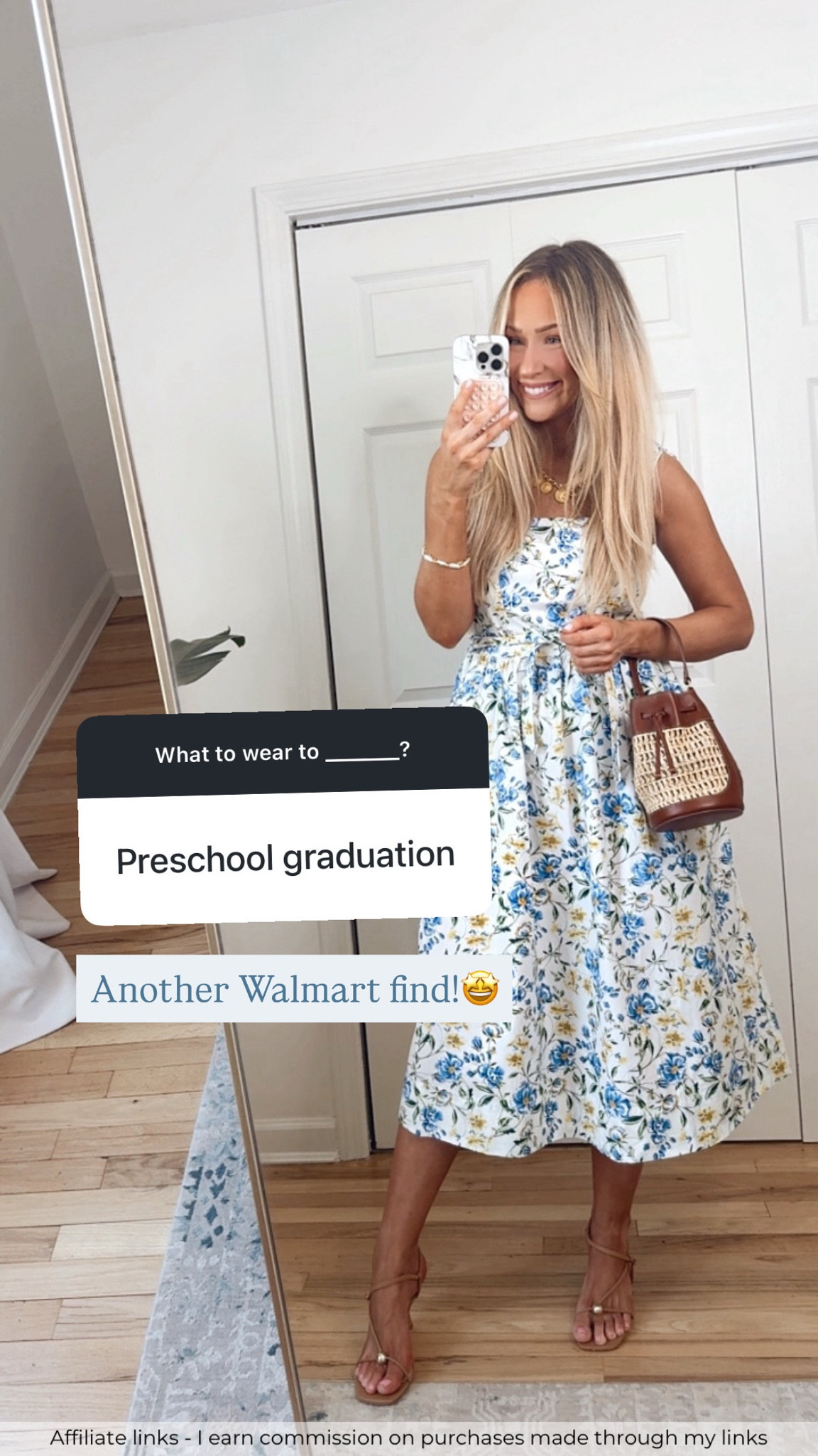 Affiliate links - I earn commission on purchases made through my links | preschool graduation outfit
Walmart dress