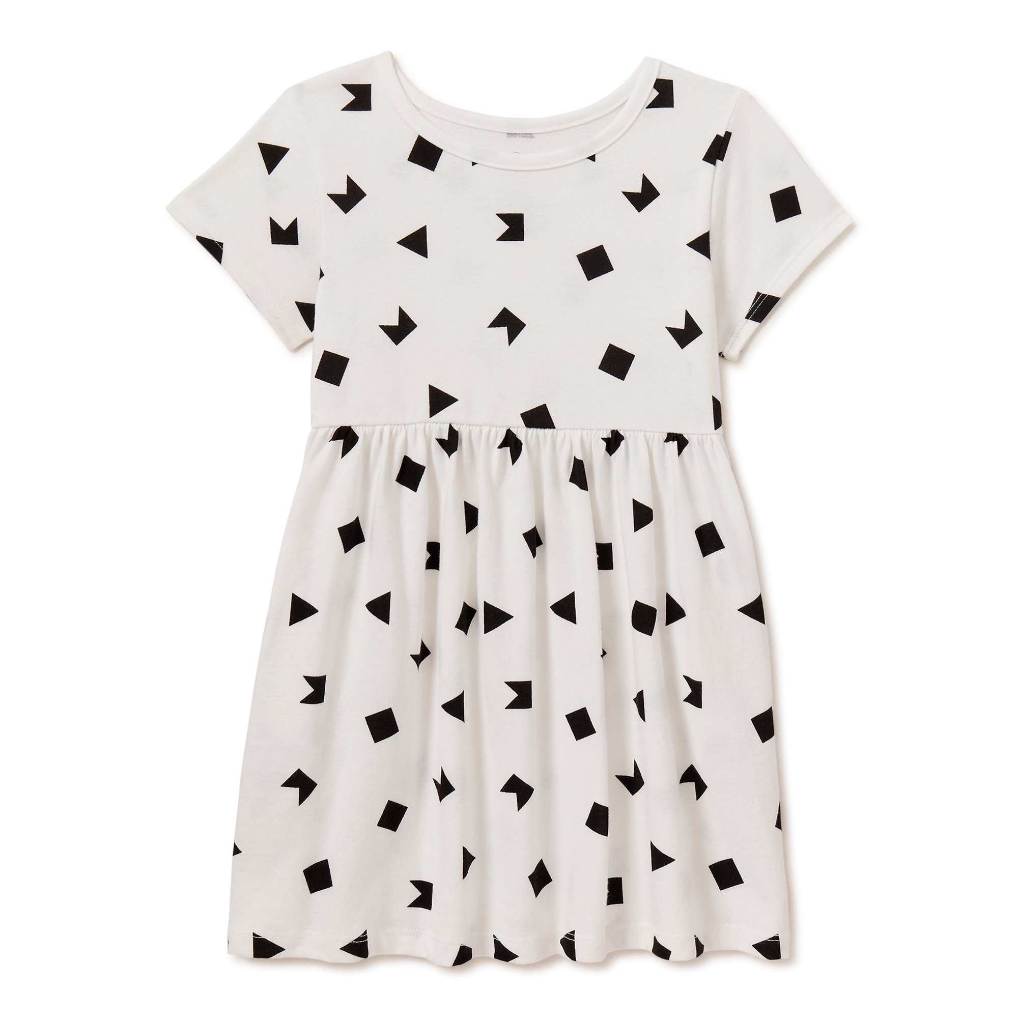 Wonder Nation Toddler Girls Knit Dress | Walmart (US)