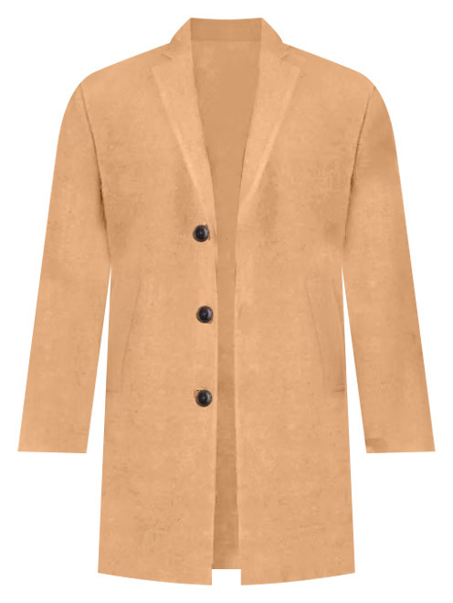 Men's Prosper Wool-Blend Slim Fit Overcoat | Macy's