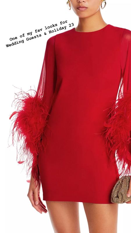 How gorgeous is this stunning red mini with feathers ?!! 😍 perfect for all my petite ladies! 

#LTKHoliday #LTKwedding #LTKparties