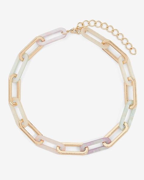 Resin Chain Link Necklace | Express