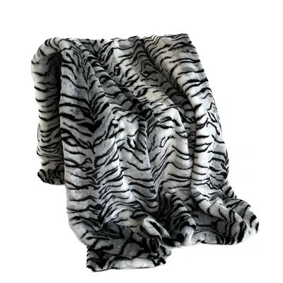 Zebra Faux Fur Blanket | Wayfair North America
