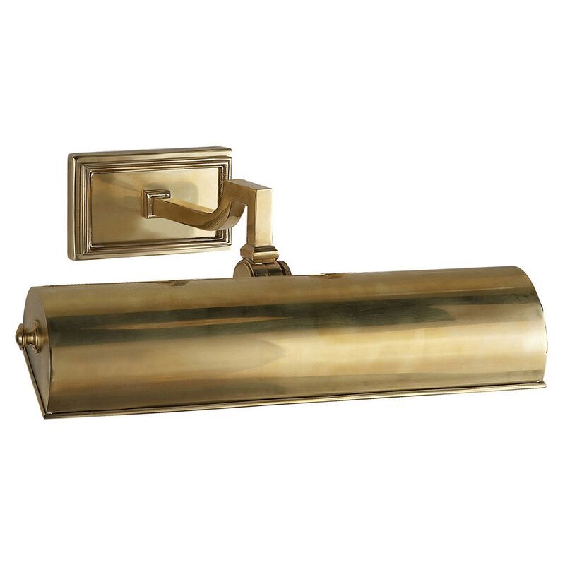 Dean 12" Picture Light, Natural Brass | One Kings Lane