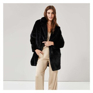 Faux Fur Coat | Joe Fresh