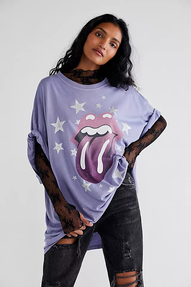 Rolling Stones One Size Tee | Free People (Global - UK&FR Excluded)