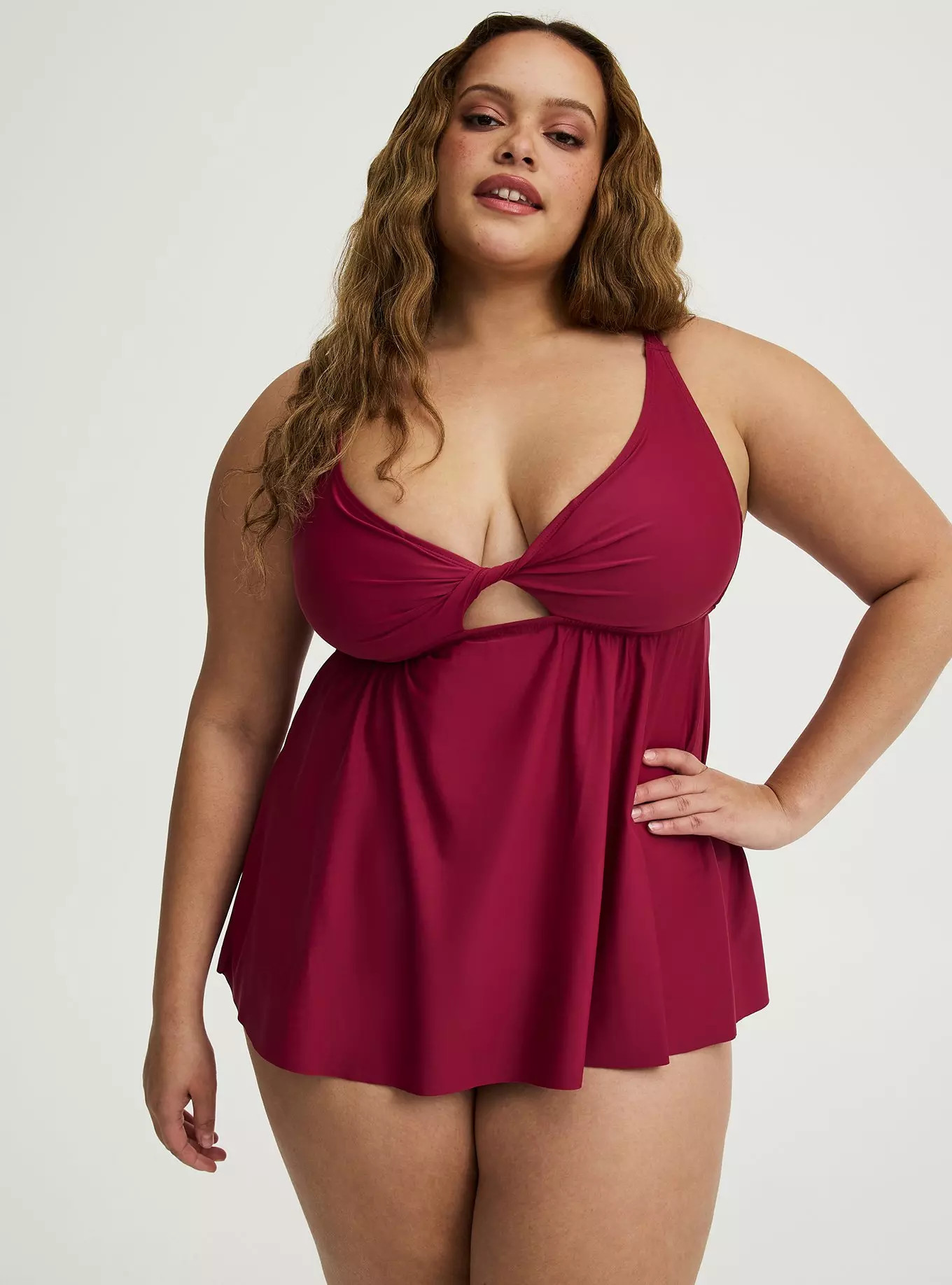 Wire-Free Twist Front Tankini | Torrid (US & Canada)