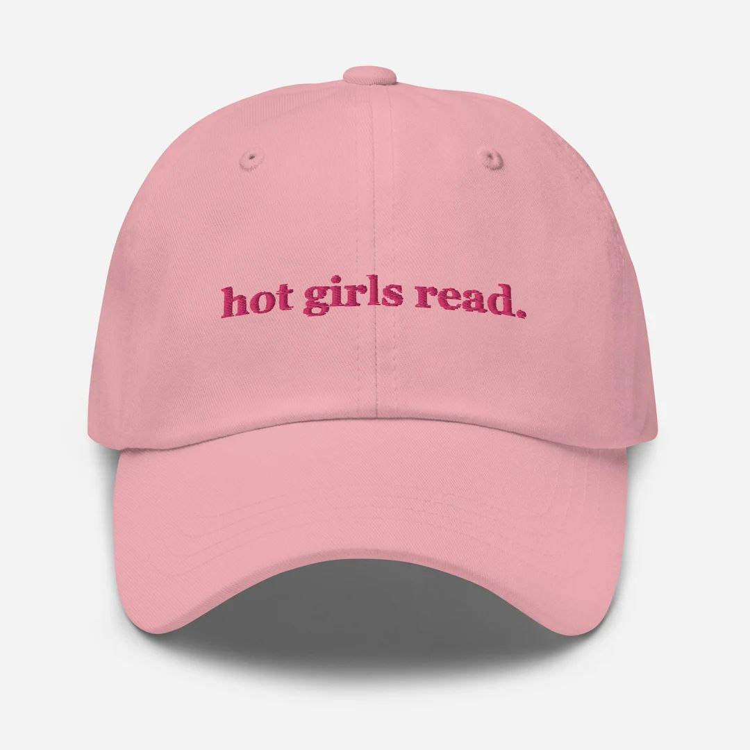 Embroidered Hot Girls Read Dad Hat - Etsy | Etsy (US)