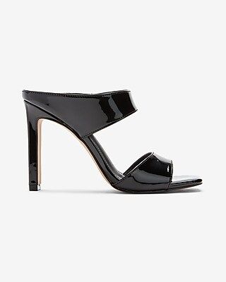 Thick Band Square Toe Heels | Express