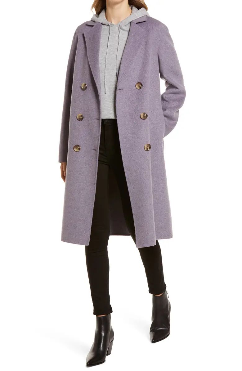 Double Breasted Wool Blend Coat | Nordstrom