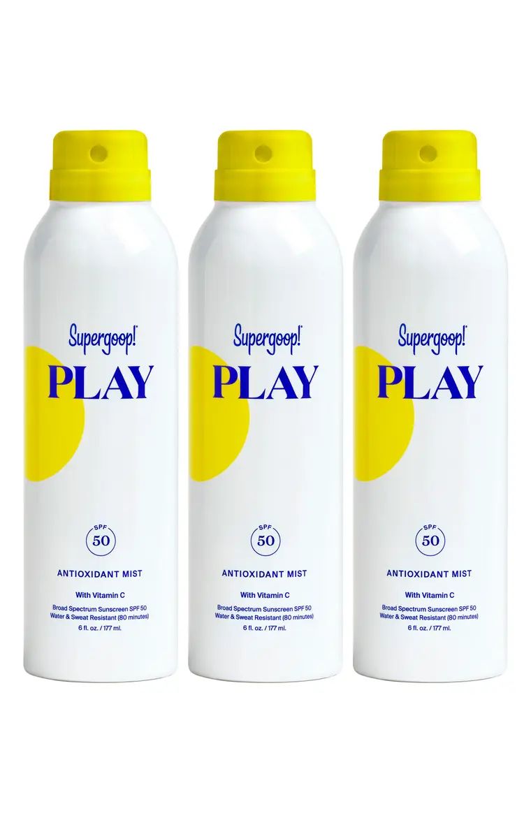 Supergoop! Full Size Play Antioxidant Body Mist SPF 50 Sunscreen | Nordstrom