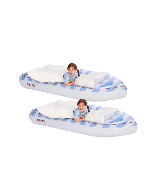 Classic Speed Boat Sleepover Kids Air Mattress - 2 Pack | FUNBOY