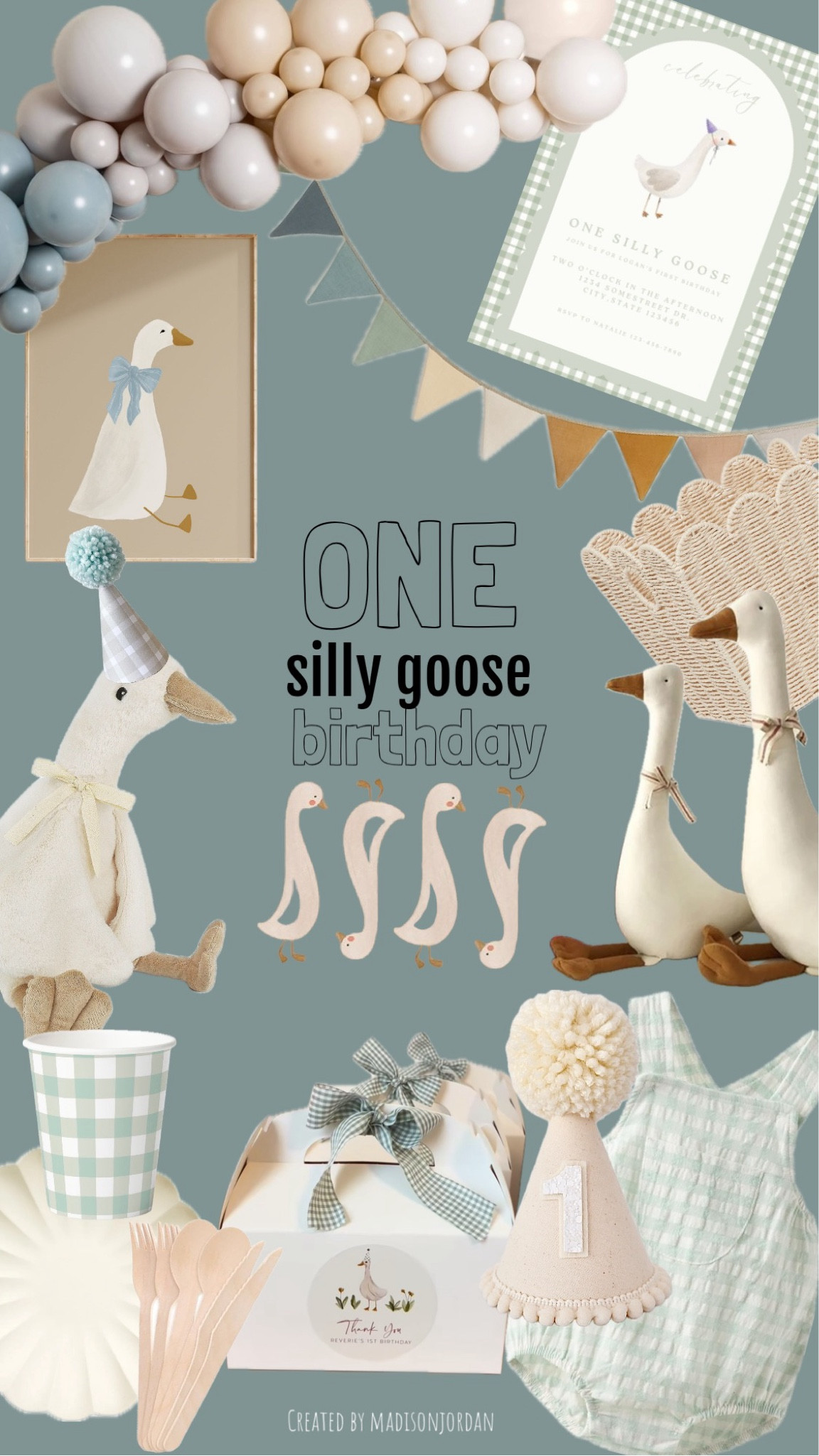 One Silly Goose First Birthday Inspiration 🪿

#onesillygoose #firstbirthday #sillygoose #goose #goosethemedparty #firstbirthdayinspiration

#LTKBaby #LTKParties #LTKKids