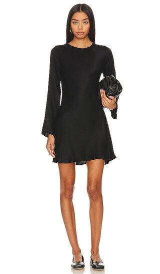 Bias Mini Dress in Black | Revolve Clothing (Global)