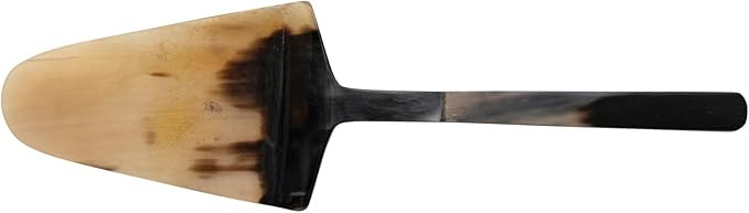 Creative Co-Op 10 Inches Horn Mango Wood Handle, Stained Finish Cake Server, Multi | Amazon (US)