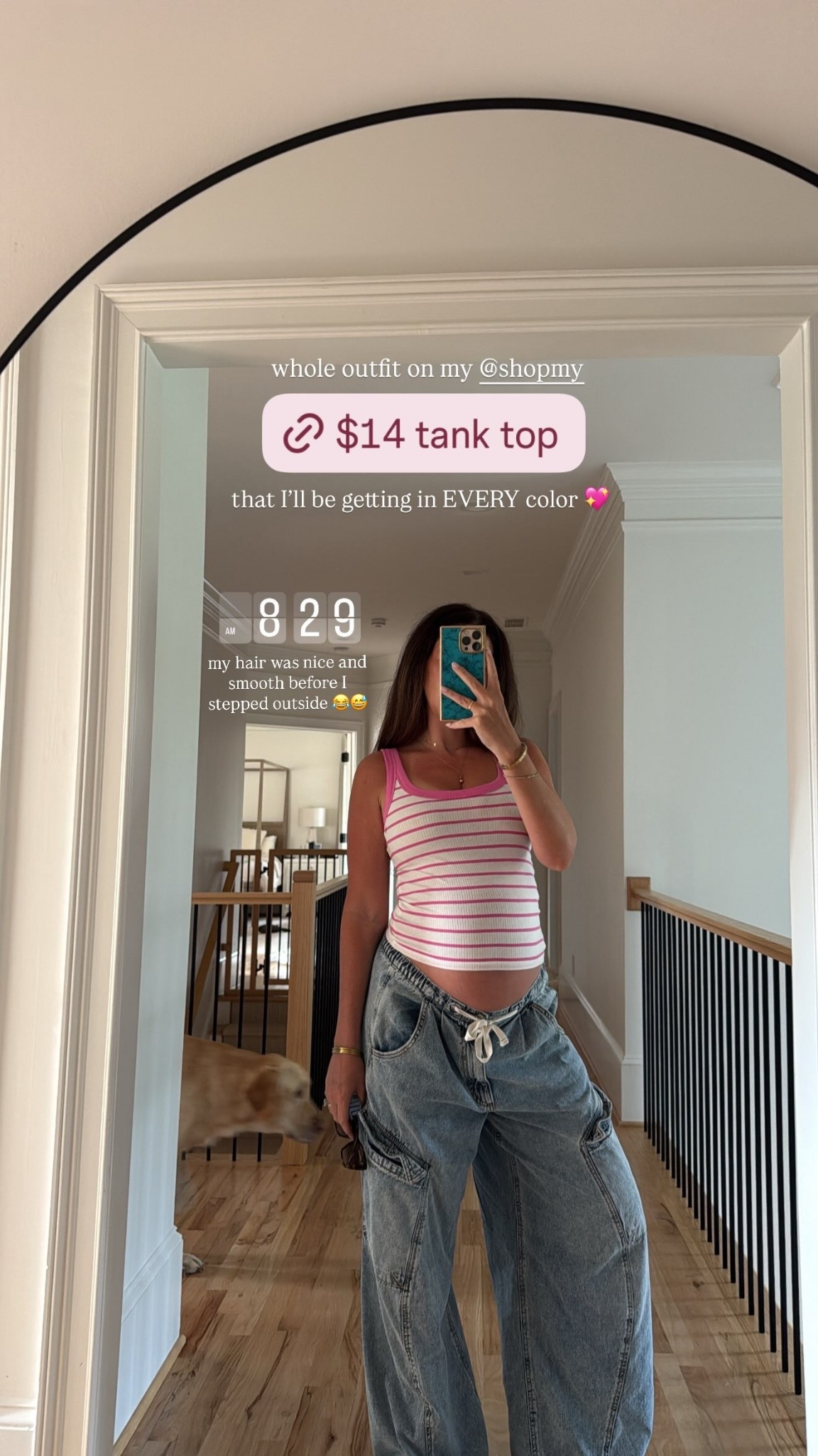 that I’ll be getting in EVERY color 💖 whole outfit on my @shopmy  my hair was nice and smooth before I stepped outside 😂😅