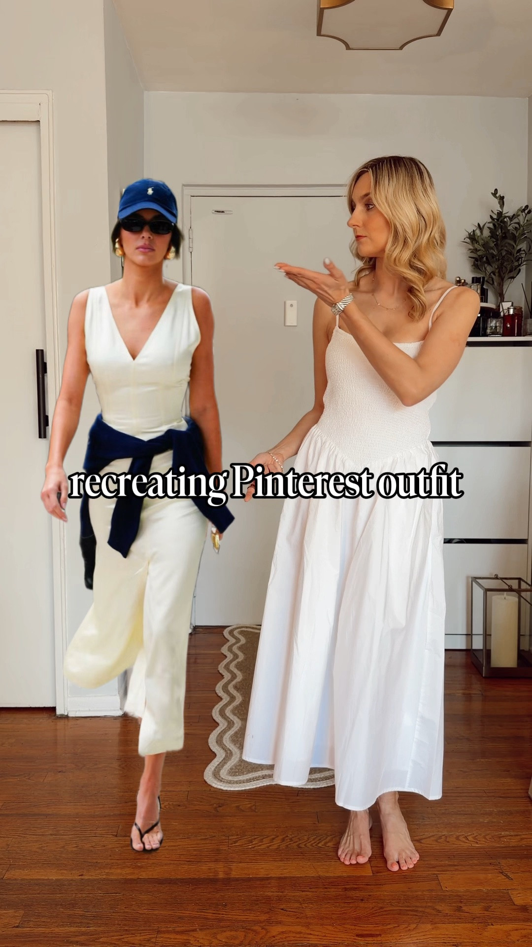 when Pinterest becomes your mood board and you actually pull it off 😌🤍recreated this look with pieces I already owned and I think we did okay 😏
 
Wearing size s 

#pinterestoutfit #outfitrecreation #styleinspo #summeroutfit #wearingvsstyling white dress • summer dress • baseball hat

#LTKgrwm #LTKootd #LTKSeasonal