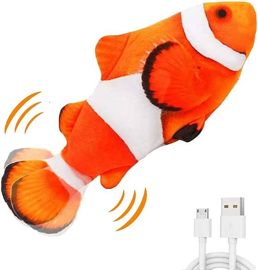 Electric Moving Fish Plush Toys | Amazon (US)