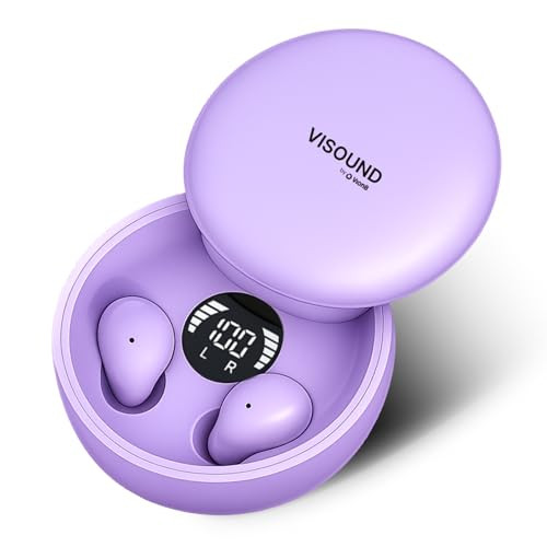 VionB Air Invisible Earbuds Wireless Bluetooth 5.4 for Small Ears, Mini Tiny Ear Buds, IPX5 Water... | Amazon (US)