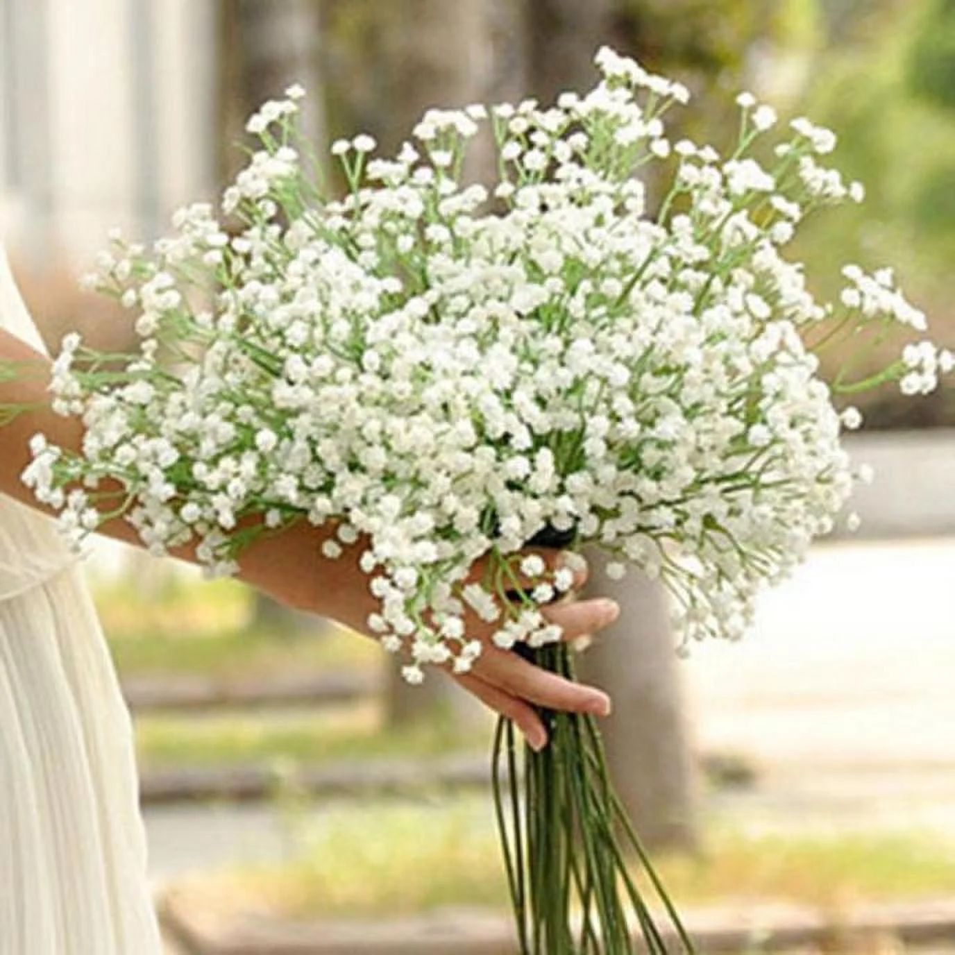 Limited Time Deals! Artificial Babys Breath Flowers Fake Gypsophila Bouquet Real Touch Flower for... | Walmart (US)