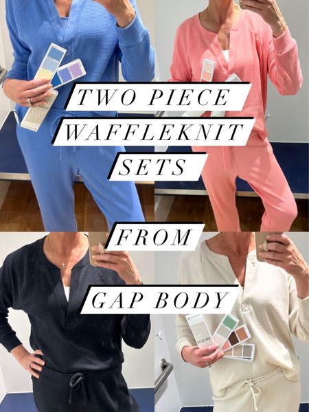 Cozy waffle knit set from Gap Body for all seasons! 

#LTKFind #LTKfit