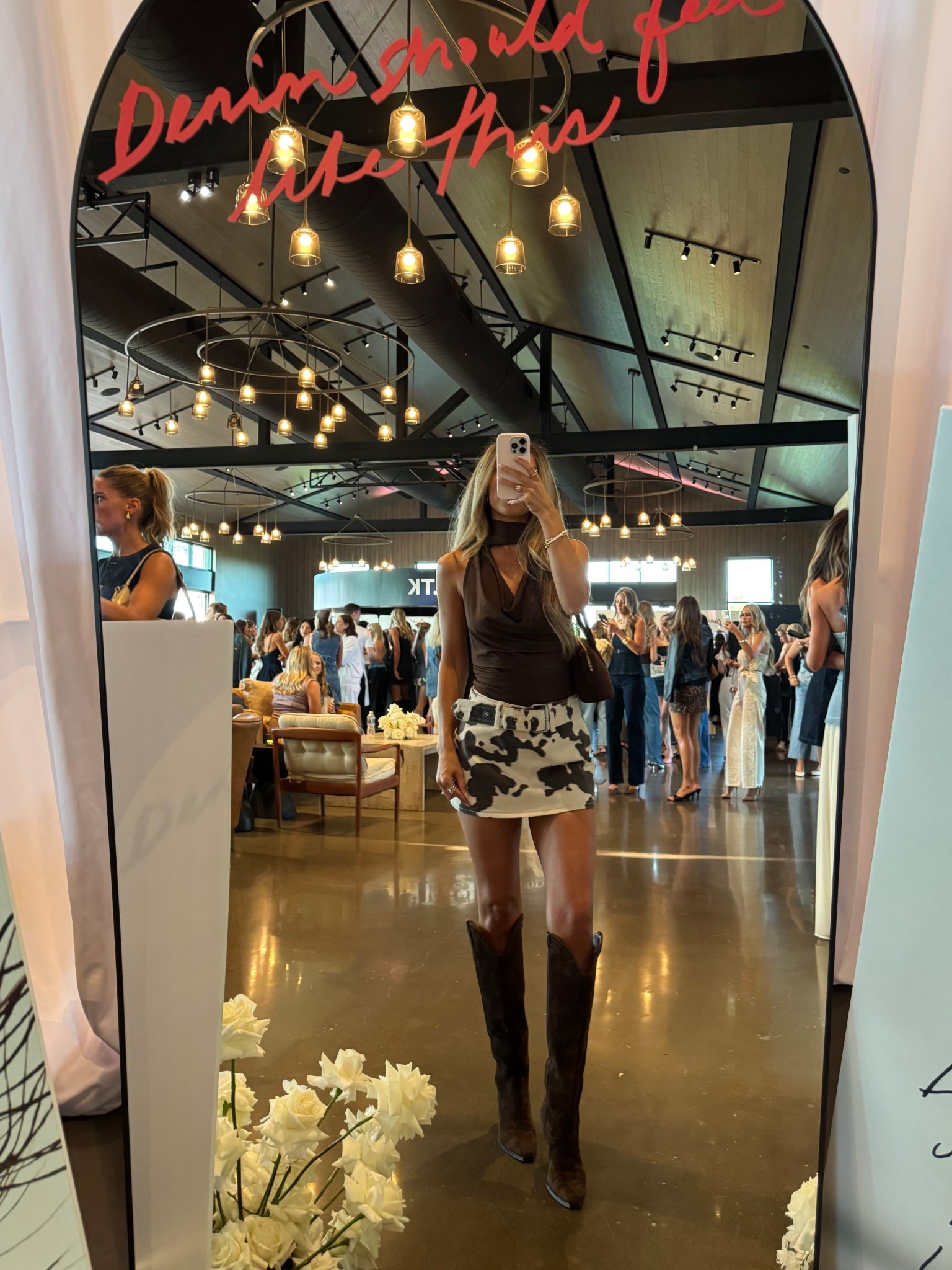 Top: xs 
Skort: 24 
Boots: true to size 

Ltk con night one outfit — ltk & Abercrombie welcome party 

#LTKPetite #LTKFindsUnder100 #LTKCon