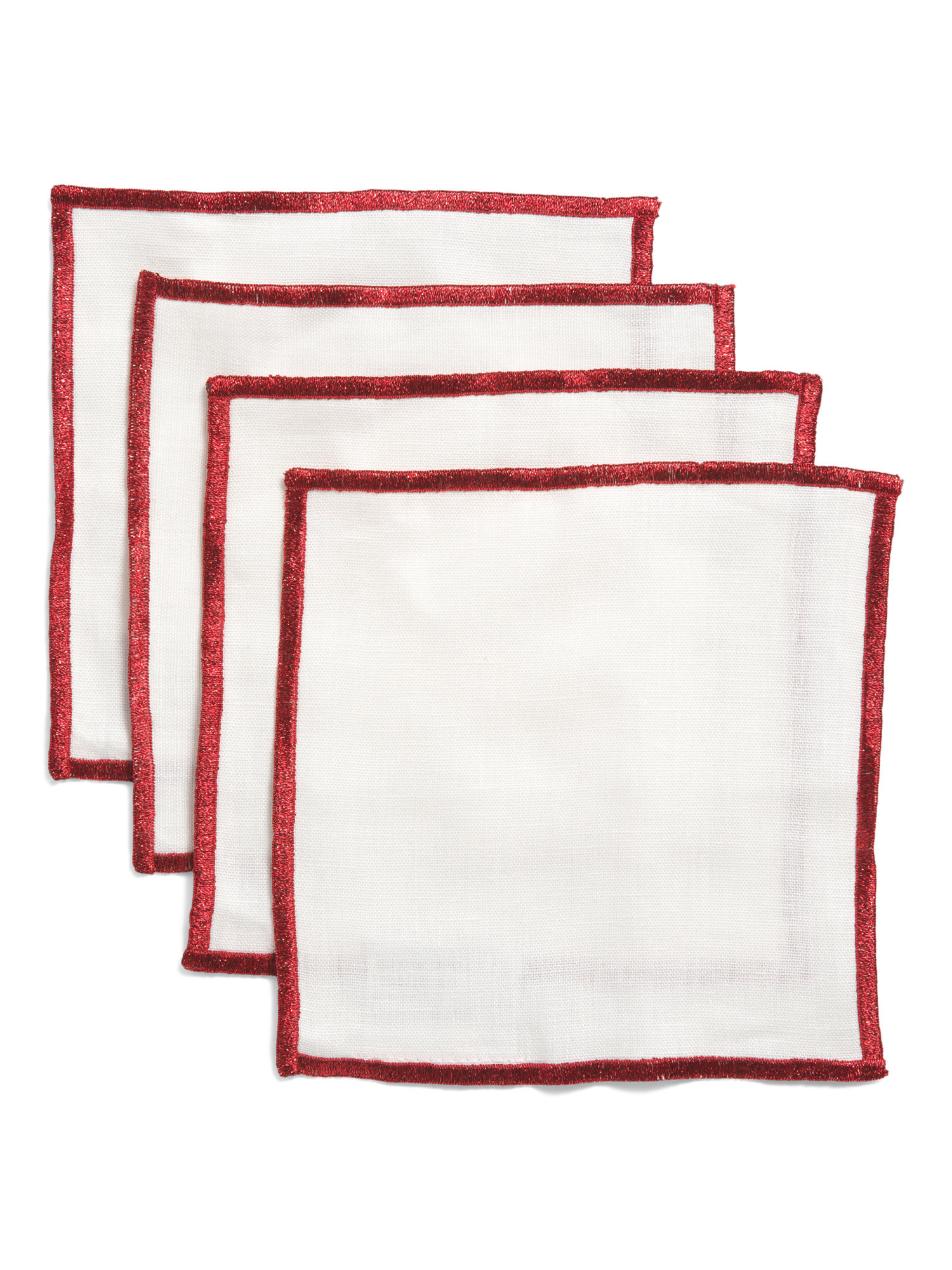 Made In Turkey 4pk Linen Bel Air Cocktail Napkins | Kitchen & Dining Room | Marshalls | Marshalls