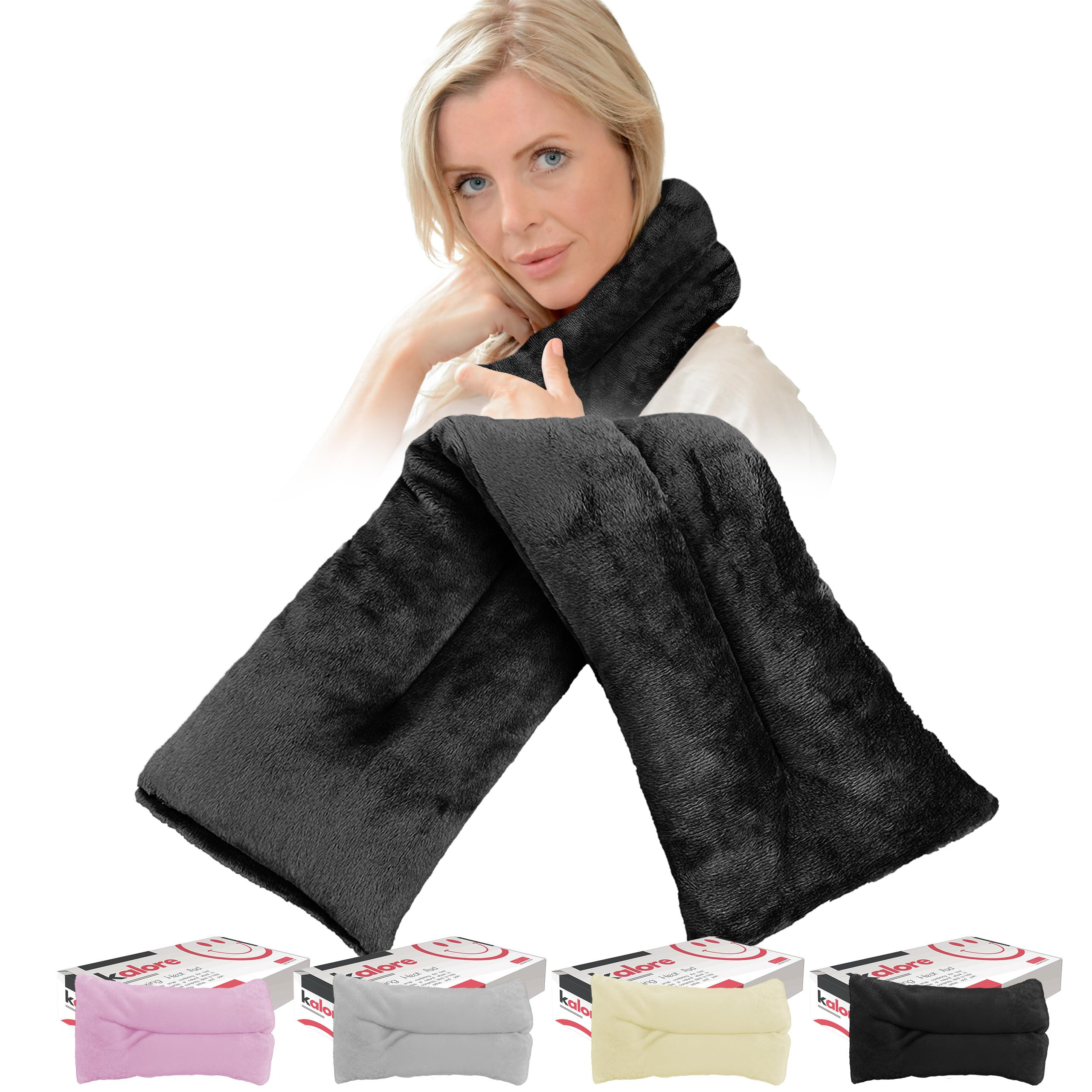 Microwavable Heating Pads for Winter, Back, Stomach & Head Comfort – Kalore Neck Wrap with Velb... | Amazon (US)