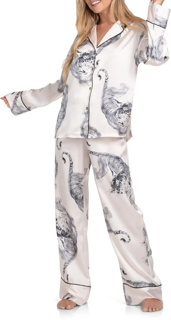 Tiger Satin Pajamas | Nordstrom