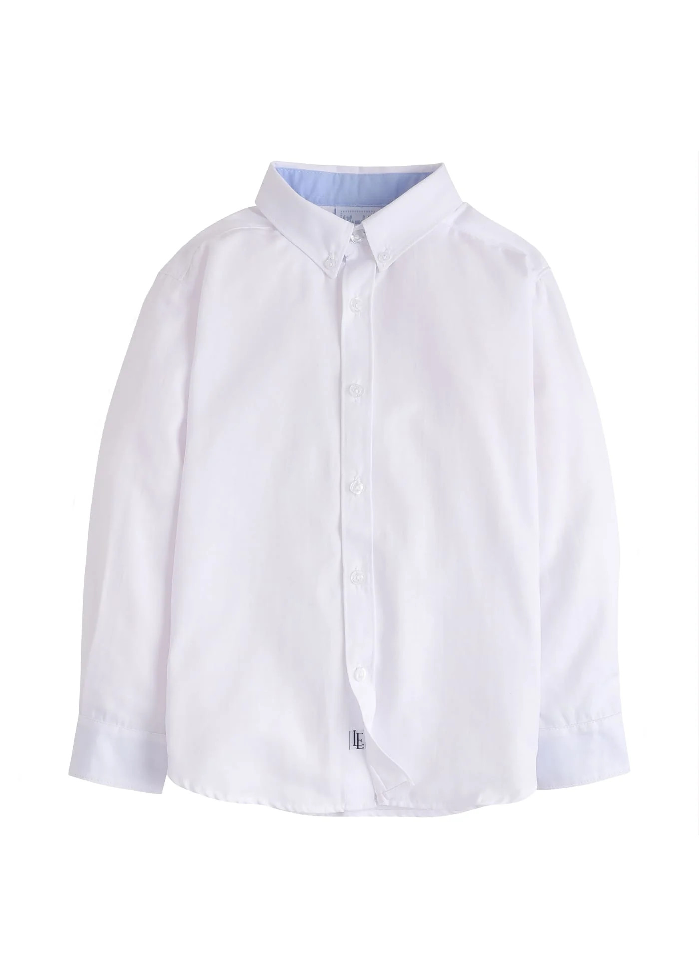 Boy's White Oxford Button Down Dress Shirt | Little English