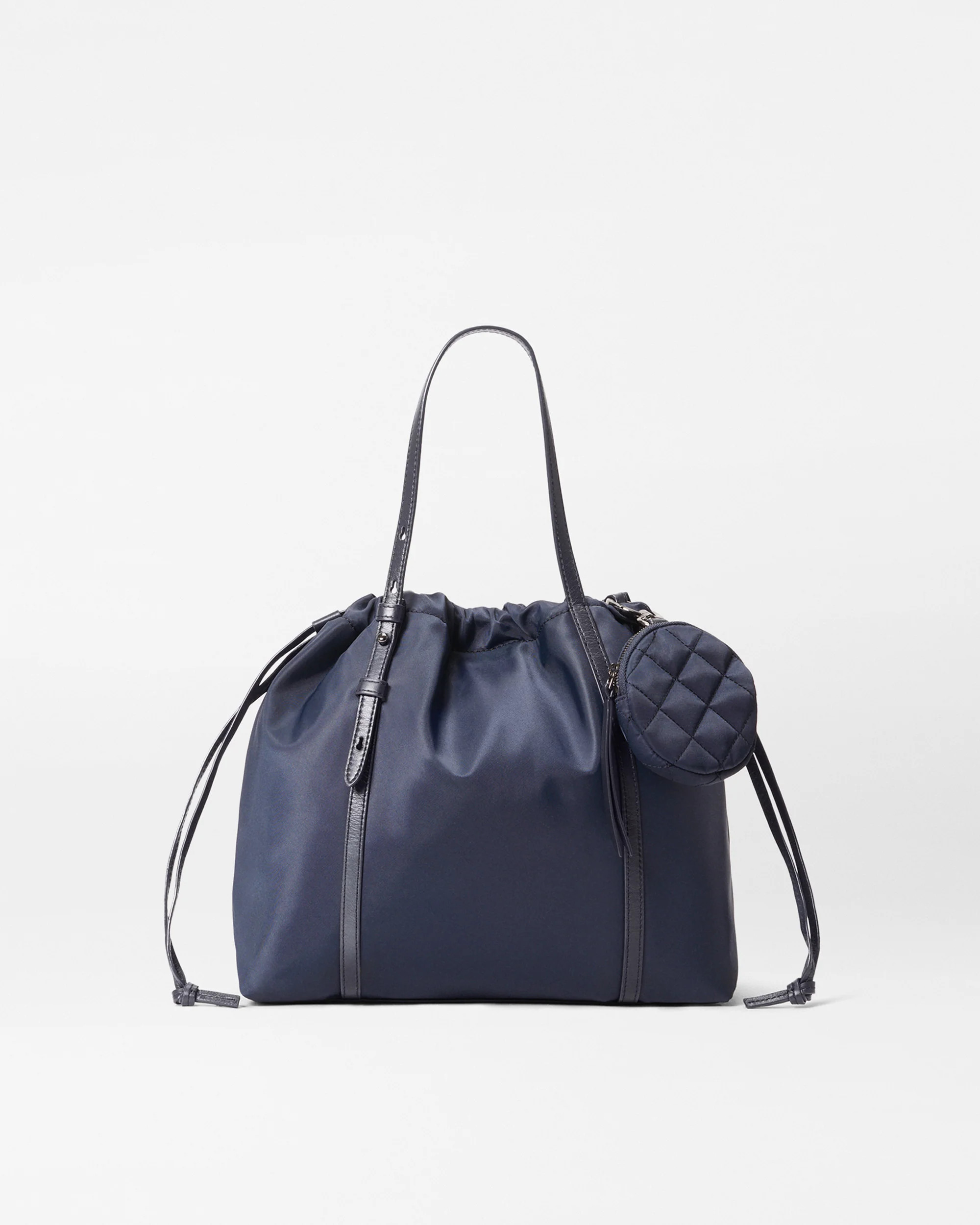MZ Wallace Dawn Navy Blue Small Waverly Tote Bag - Luxury Tote Handbags | MZ Wallace | MZ Wallace