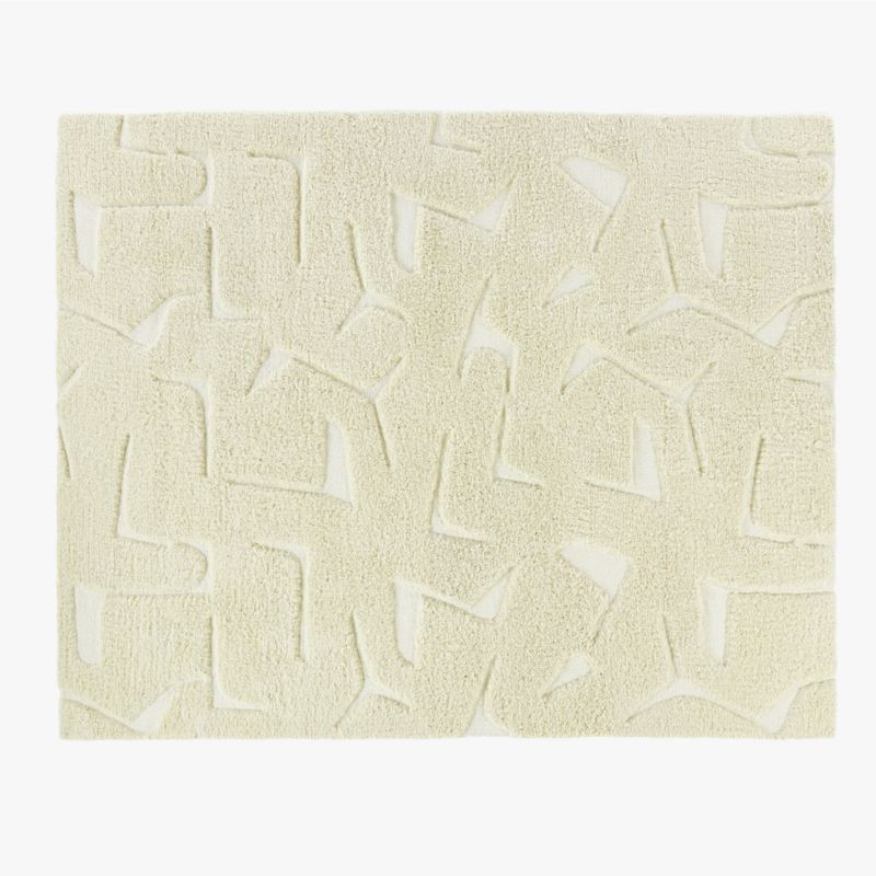 Sway Neutral Tufted Area Rug 8'x10' + Reviews | CB2 | CB2
