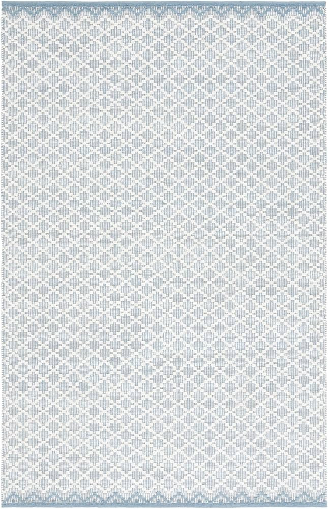 SAFAVIEH Vermont Collection Area Rug - 5' x 8', Blue & Ivory, Handmade Wool, Ideal for The Living... | Amazon (US)