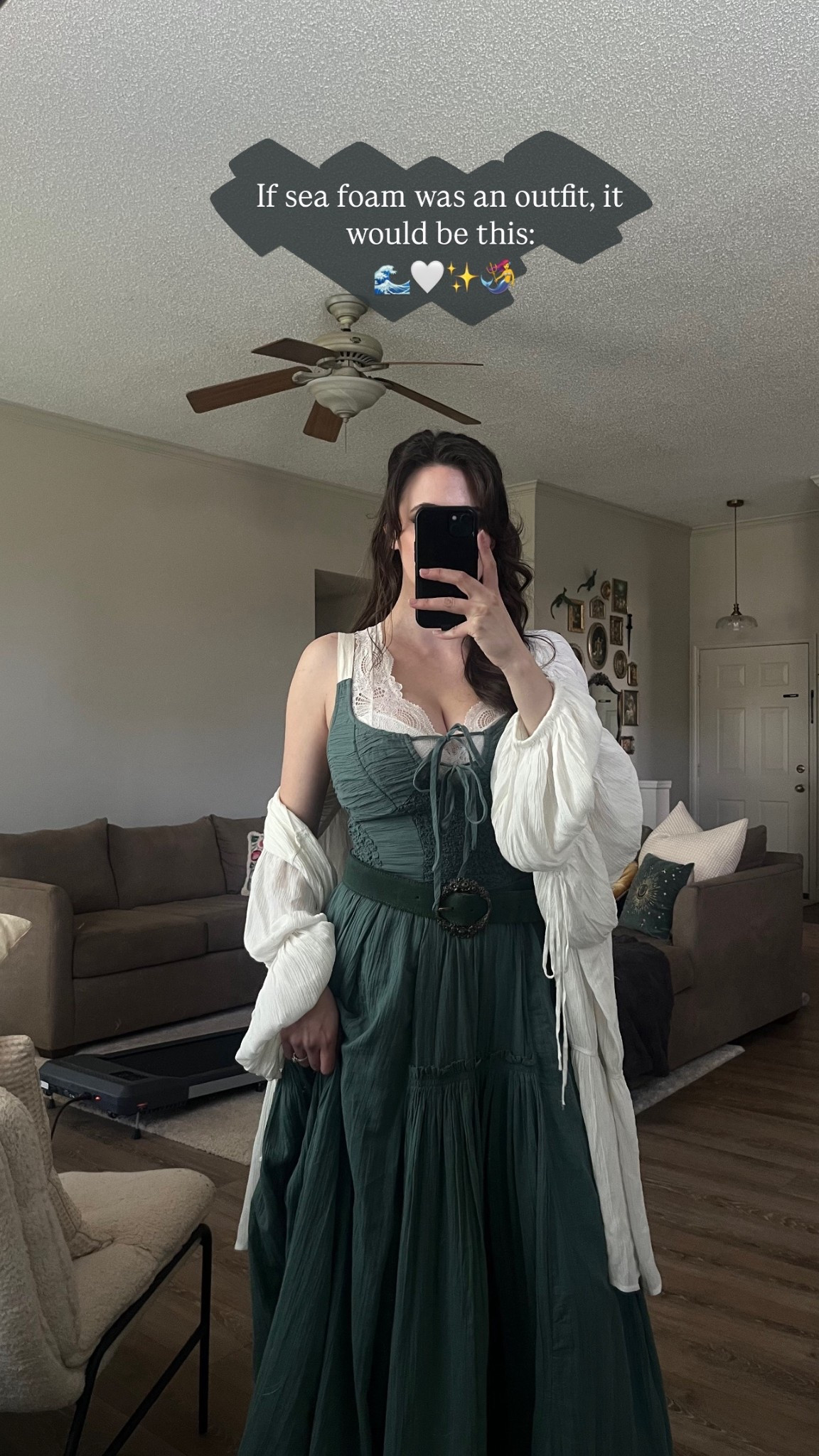 Forget jeans, I’d rather dress like a mermaid. 🧜‍♀️ 

@freepeople #freepeoplepartner

#LTKootd #LTKSeasonal