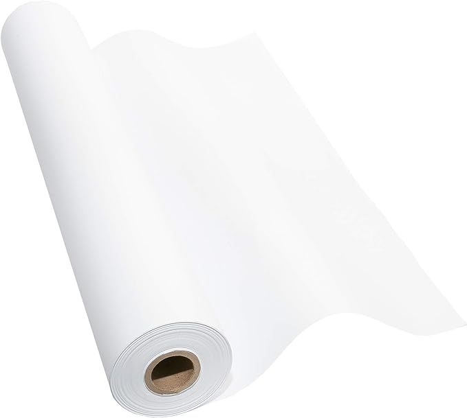 Made in USA White Kraft Paper Wide Jumbo Roll 48" x 1200" (100ft) Ideal for Gift Wrapping, Art &C... | Amazon (US)