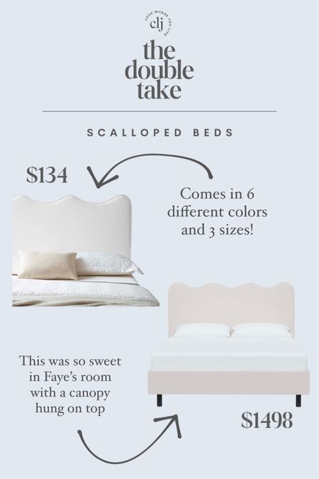 The Double Take: Scalloped Beds

#LTKsalealert #LTKstyletip #LTKhome