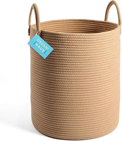 OrganiHaus XXL Rope Honey Basket | Blanket Storage for Living Room | Blanket Storage Basket & Dec... | Amazon (CA)