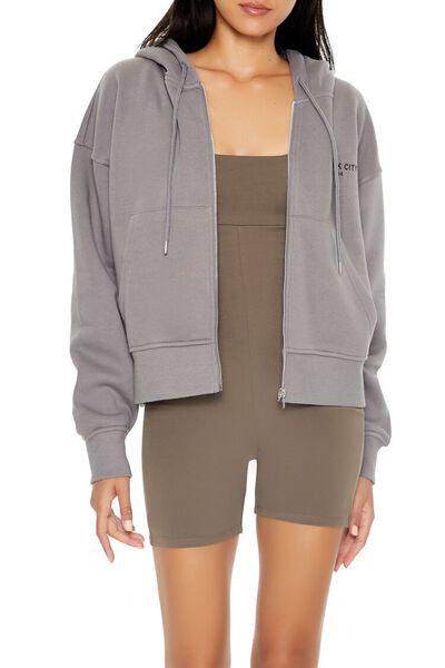 New York City Zip-Up Hoodie | Forever 21