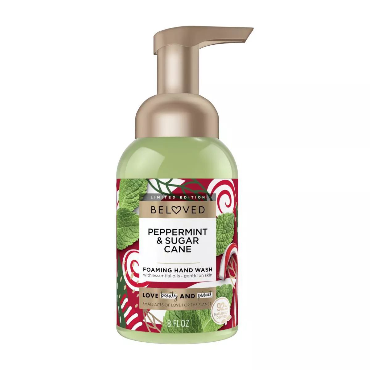 Beloved Peppermint & Sugar Cane Foaming Hand Wash - 8 fl oz | Target