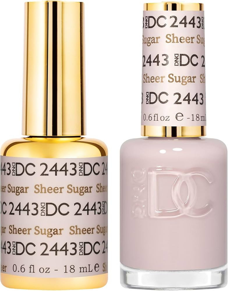 DND DC Gel Polish Set, Sheer Collection, UV Gel Polish and Air Dry Nail Lacquer, Matching Chip-Fr... | Amazon (US)