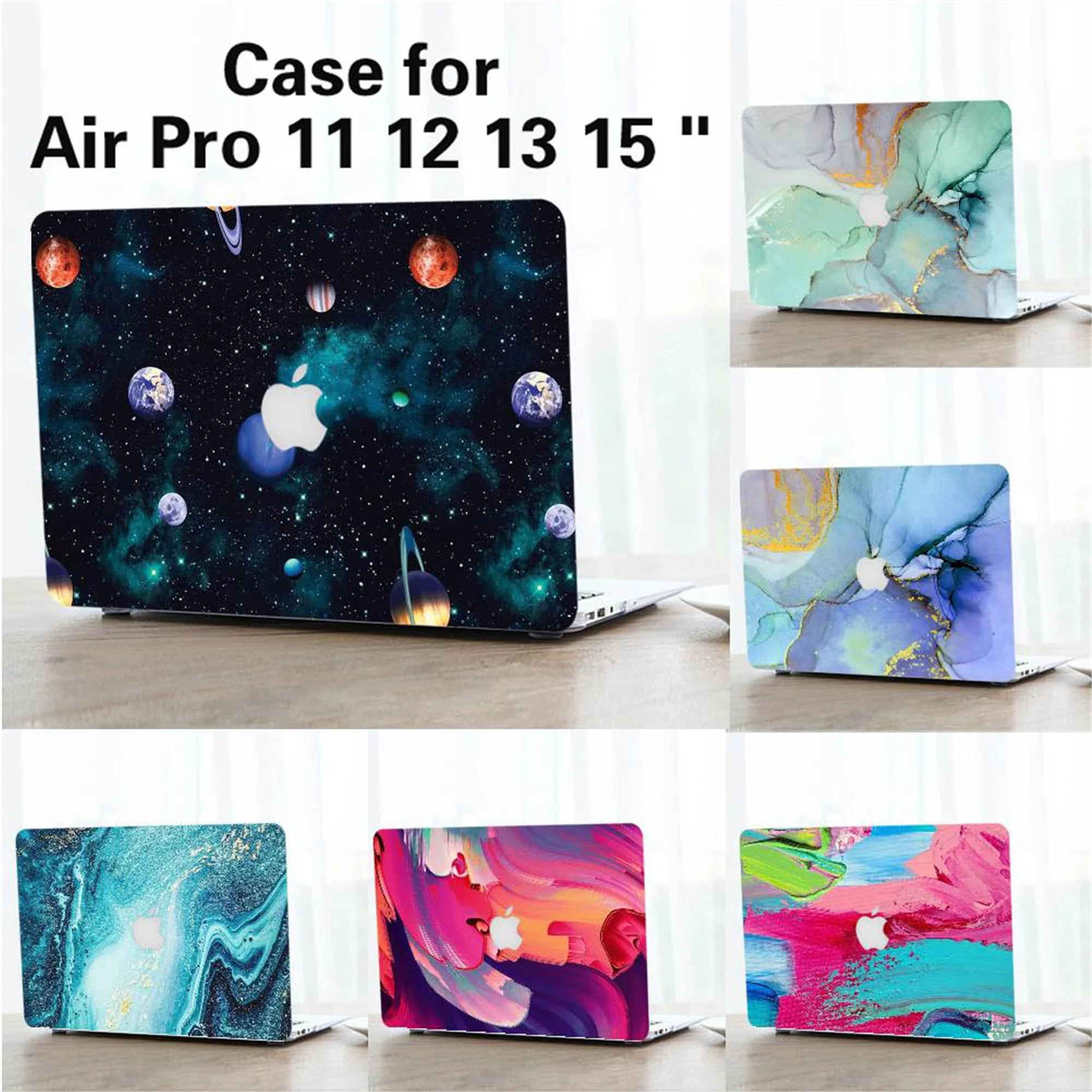 Blue Watercolor Pattern Laptop Cover Shell Protective for Macbook Pro 16 Air 13 (A1369/A1466) Pro... | Walmart (US)