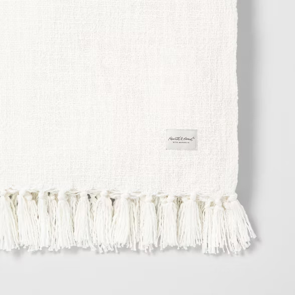 Fringe Throw Blanket - Hearth & Hand™ with Magnolia | Target