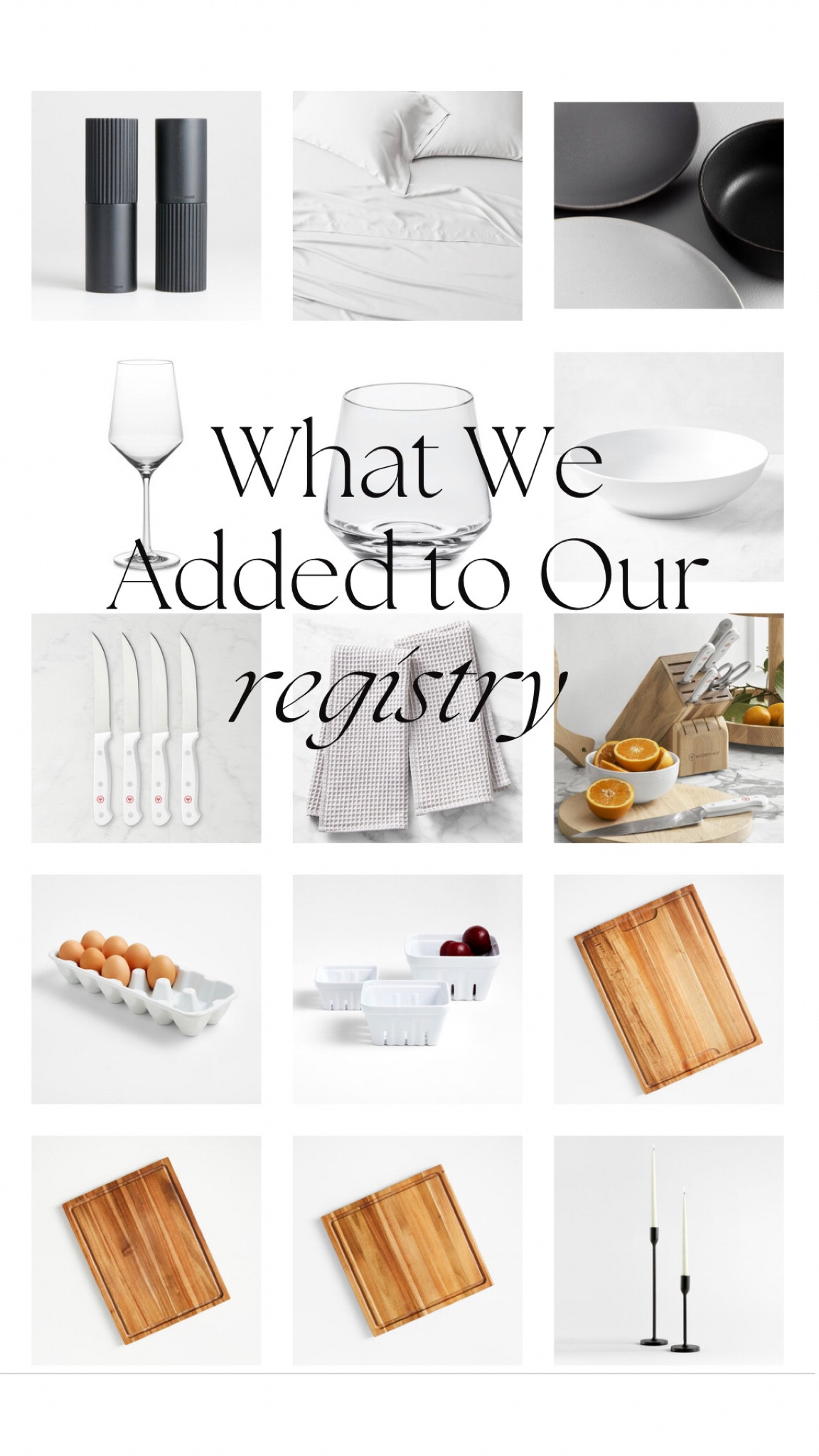 Sharing our registry finds from Crate & Barrel, Williams Sonoma, Pottery Barn, West Elm, and Amazon! 


#LTKhome #LTKwedding #LTKFind