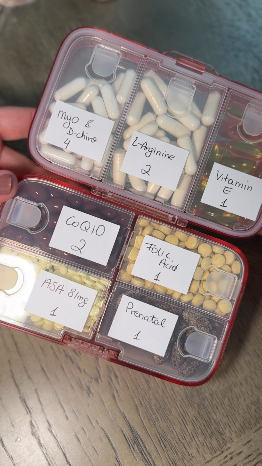 For all my IVF girlies 
Vitamin organization 
Med organization

#LTKdayinmylife #LTKfitnessgoals