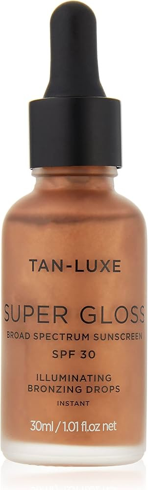 TAN-LUXE Super Gloss with SPF 30 - Illuminating Bronzing Drops, 30ml - Cruelty & Toxin Free | Amazon (US)